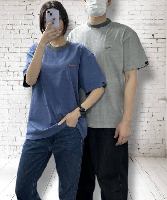 <나이키 피그먼트 투톤 반팔>