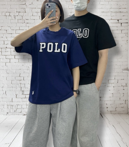 <폴로 자수와펜 반팔>