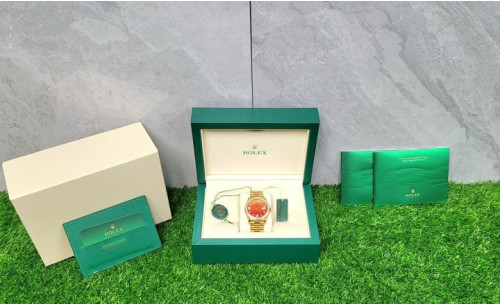 롤렉스 데이데이트36mm 18K옐로우골드 금통 입고!!