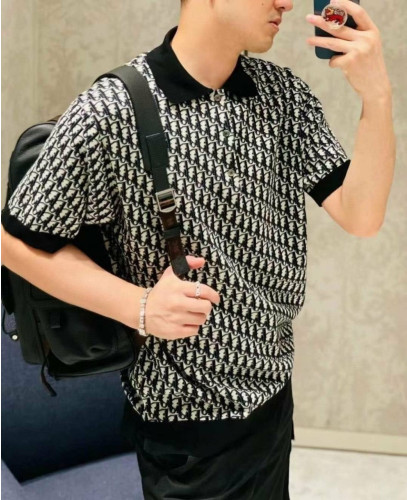 💕 디* 반팔 카라 니트