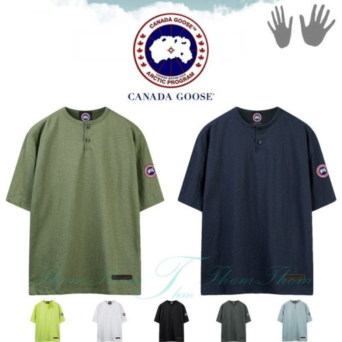 💕 캐* 슬라브 오버핏 헨리넥 반팔