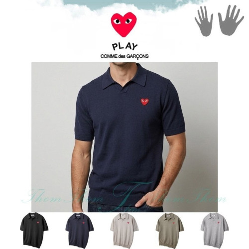 💕 꼼* 쿨 카라 반팔 니트