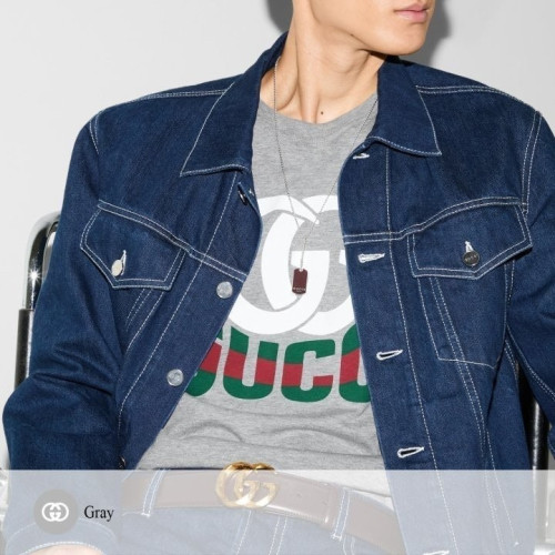 💕 구* 더블G프린트 티셔츠