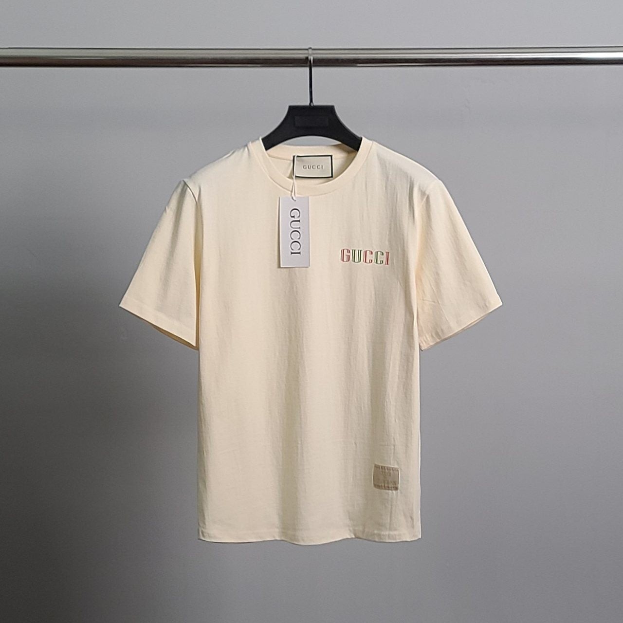 💕 구* 패치 가슴프린팅 코튼 반팔티