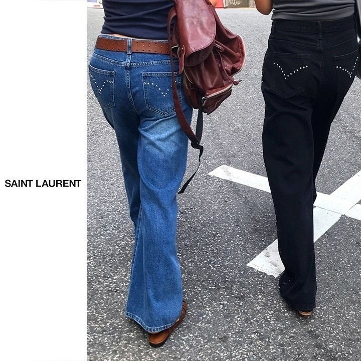 💕 생** 스터드 데님팬츠