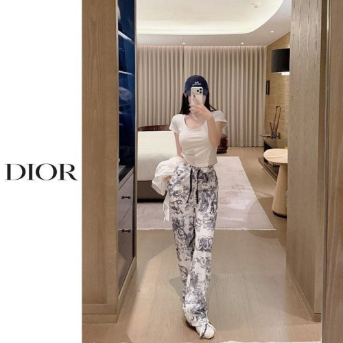 💕 디* 애미널 프린트 골지팬츠