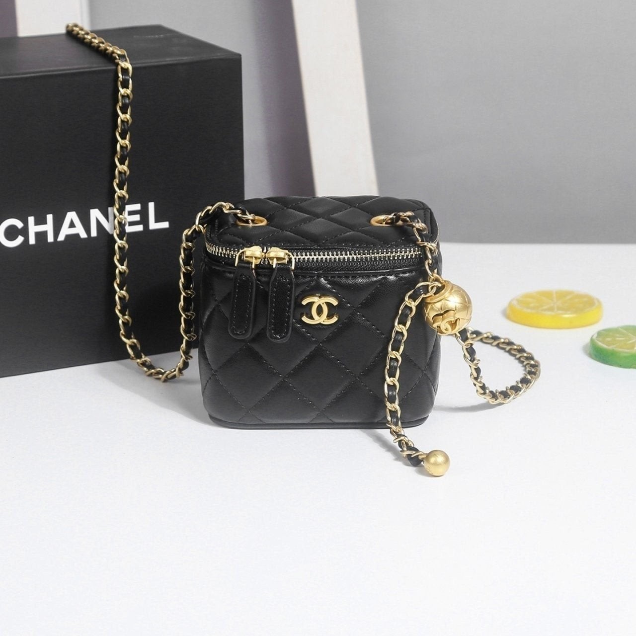 💕 샤* 골든볼 베니티백