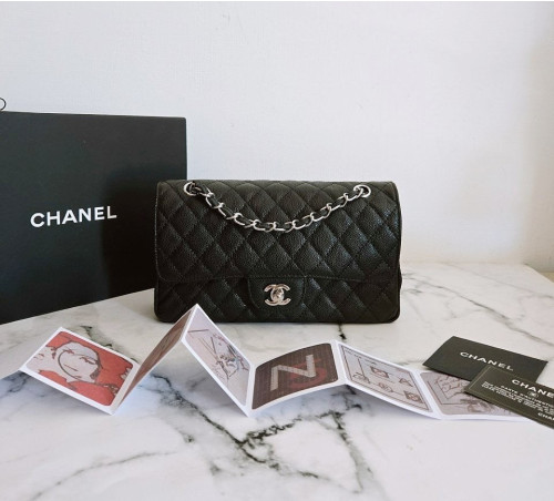 💕 샤* 고급 리뉴얼 클래식 캐비어 미듐 은장