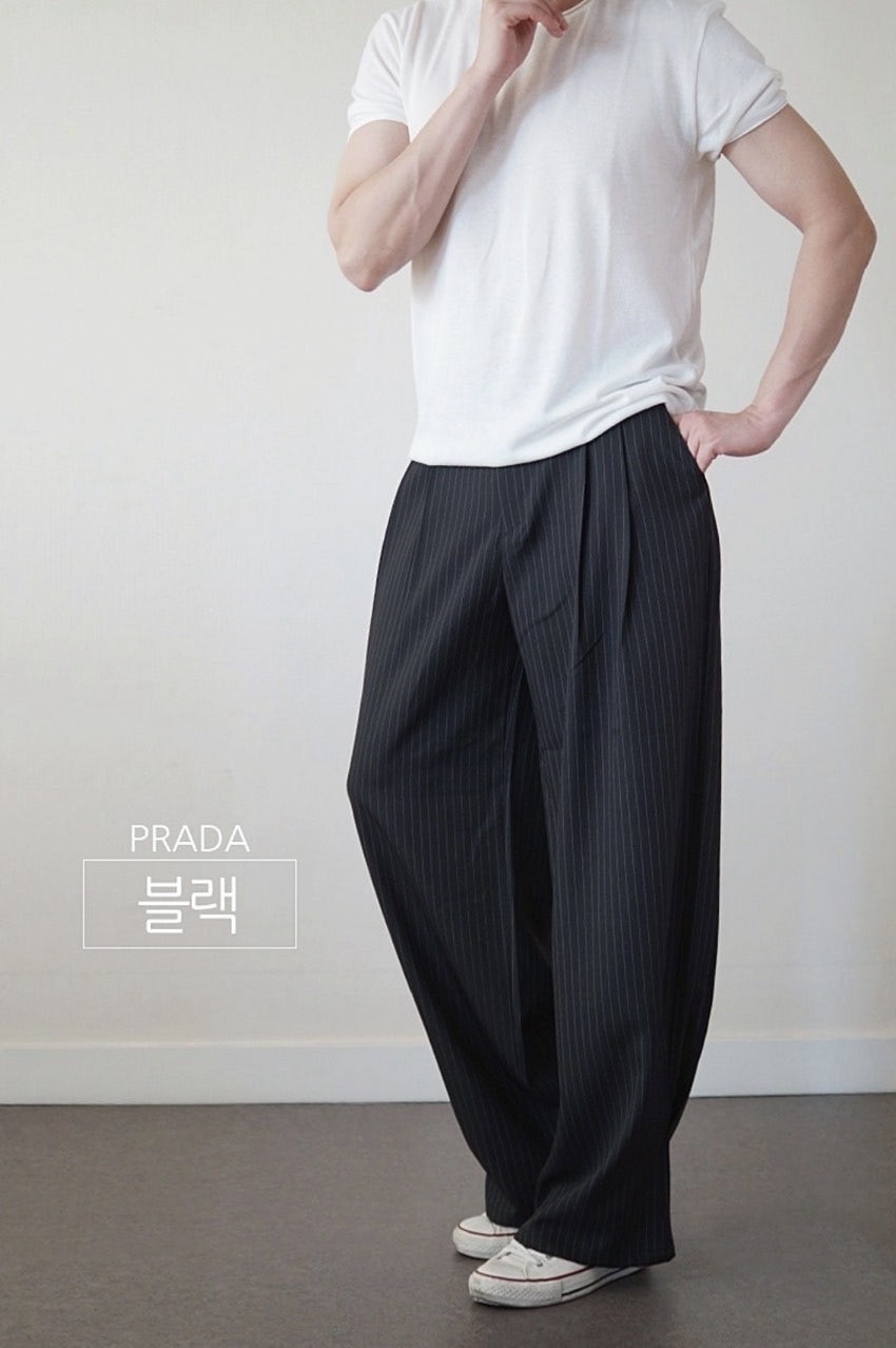 💕 프** 반밴딩 벌룬투턱 슬랙스