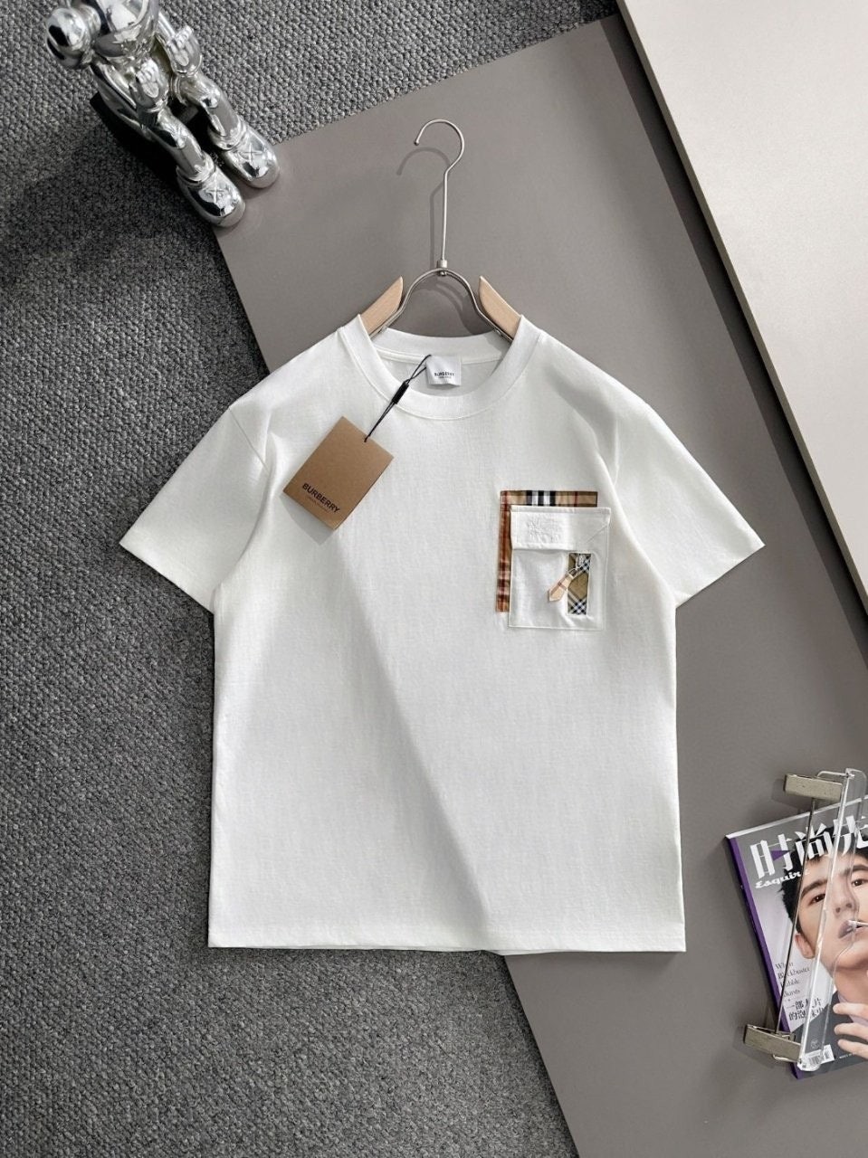 💕 버** 시더포켓 노바체크 반팔