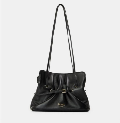 💕 프** 다다 스몰 핸드백 1BG586 2DX8 F0002 숄더백 나파 가죽 블랙 여성 ❤풀박스❤️