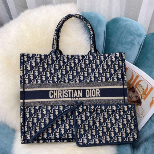 💕 디* 북토트（네이비）