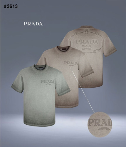 🍀 [PRADA] 프라다 빈티지워싱 레이저각인 티셔츠 🍀