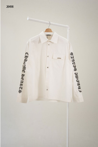 🔆 [Chrome Hearts] 크롬하츠 암 레터링 포인트 버튼 셔츠🔆