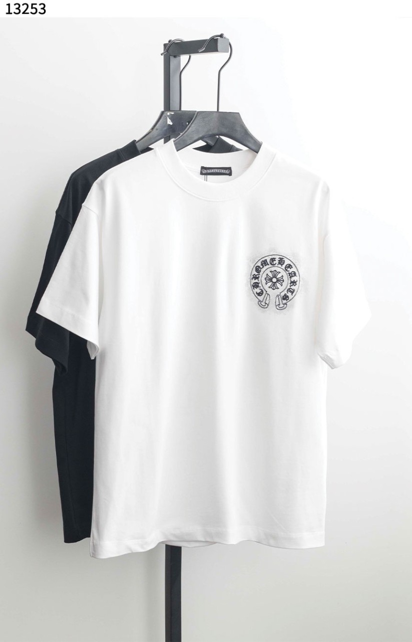 #크롬하츠 [Chrome Hearts] 넥 스크립트 로고 숏슬리브 티셔츠 신상입고💢 #상의 #티셔츠 #13253