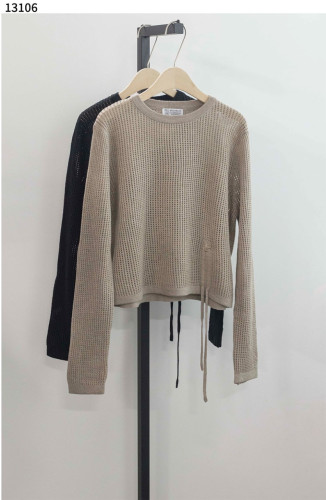 #브루넬로쿠치넬리 [Brunello Cucinelli] 여성 스트링 라운드 크롭 니트 신상입고💢 #상의 #니트 #13106