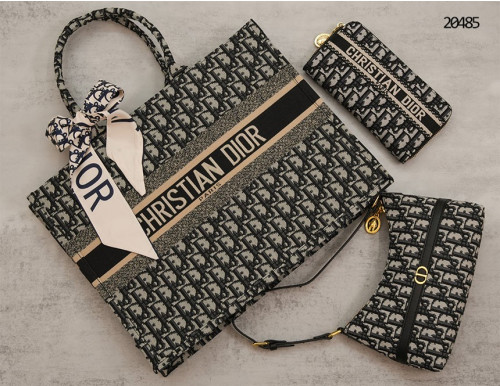 🔆 [DIOR] 디올 오블리크 북 토트백, 30 몽테인 미니 숄더백, 장지갑 3셋 🔆