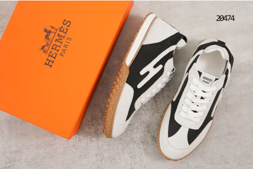 🔆 [HERMES] 에르메스 제트 스니커즈 테크니컬 캔버스 스니커즈 🔆