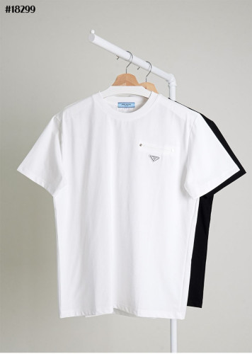 🔆 [PRADA] 프라다 페이크 포켓 숏 슬리브 코튼 티셔츠 🔆