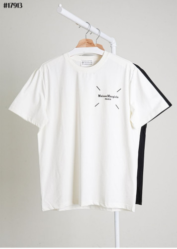 🔆 [Maison Margiela] 메종마르지엘라 3D 스티치 넘버링 브러쉬드 그래픽 코튼 반팔 티셔츠 🔆