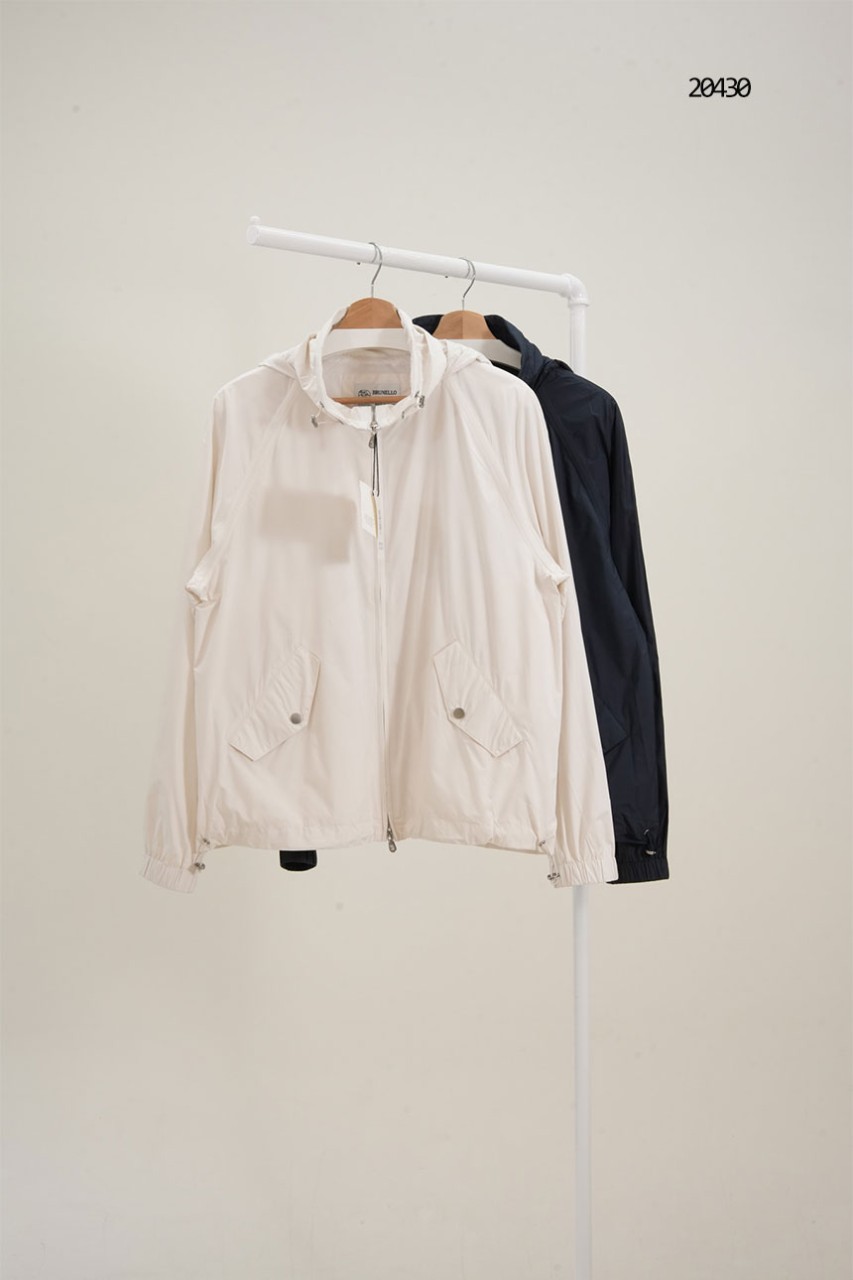 🔆 [BRUNELLO CUCINELLI] 브루넬로 쿠치넬리 후드 스트링 윈드브레이커 자켓 🔆