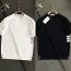 삼선 라운드 쿨니트 TM-4078