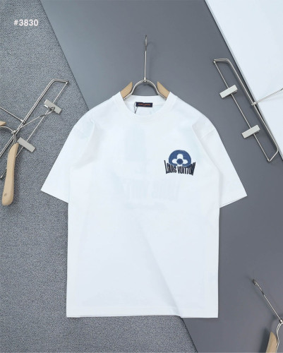 🍀 [LOUIS VUITTON] 루이비통 빈티지 데님 모노그램 이니셜로고 라운드 반팔 티셔츠 🍀