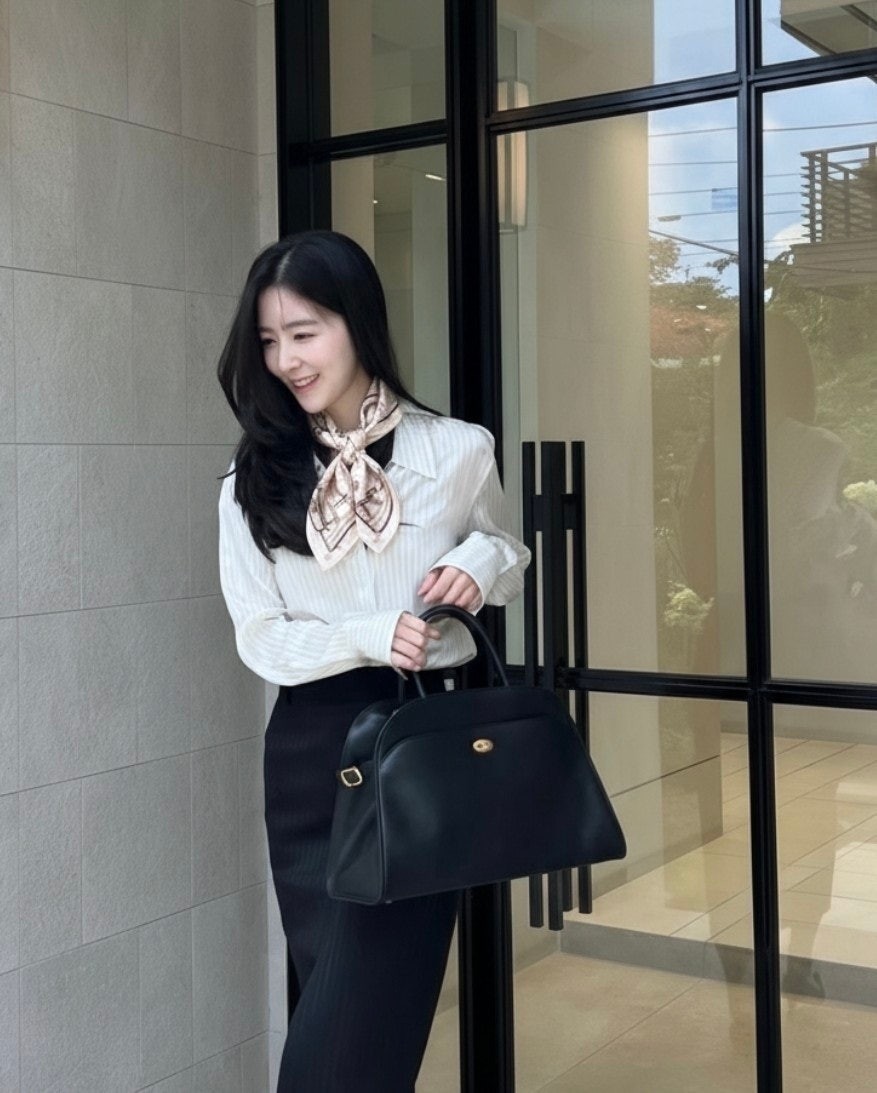 루VVV 실크 모노그램 방도
