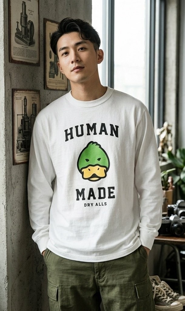 💕 휴* 메이드 오리 티셔츠