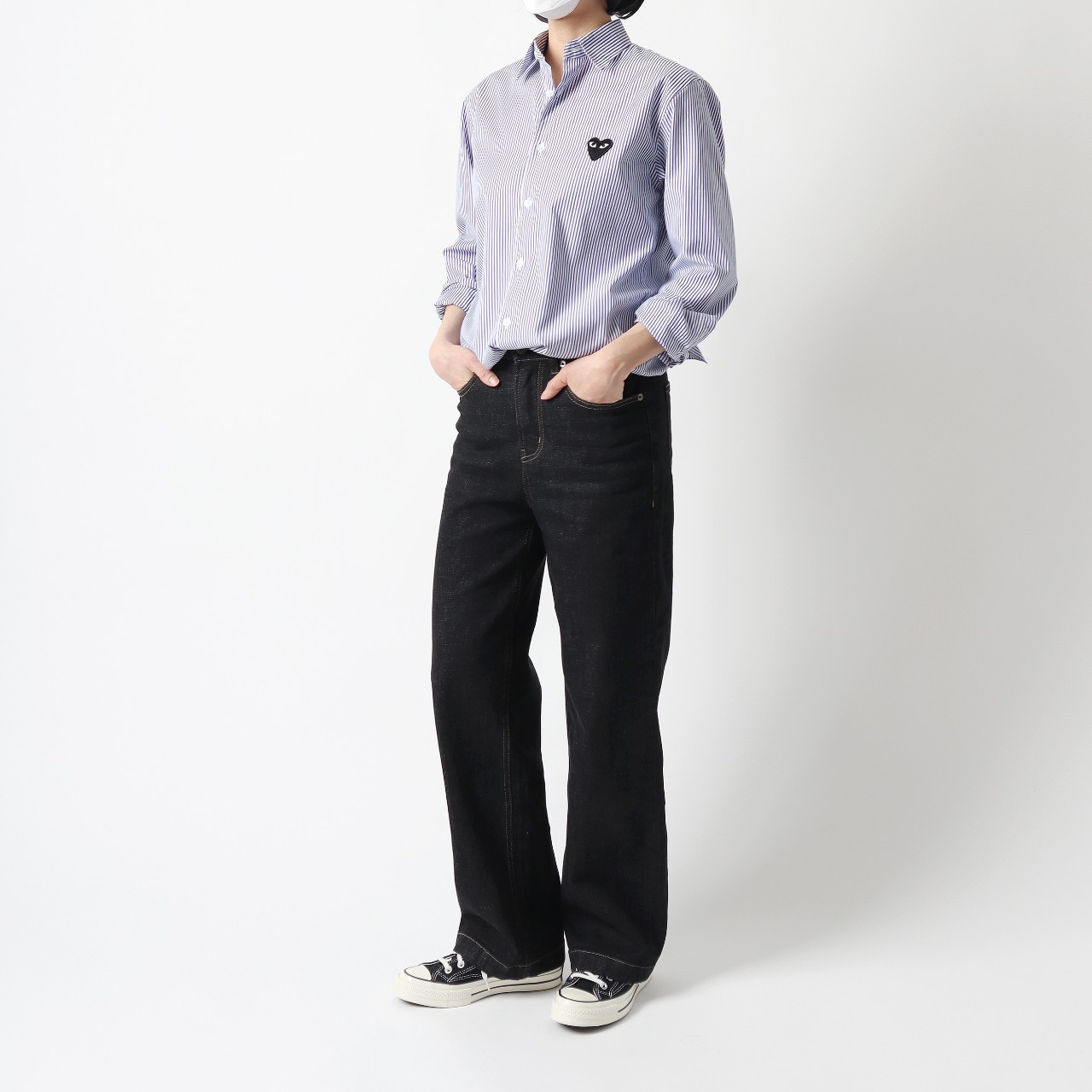 #Z #꼼데가르송 스트라이프 셔츠